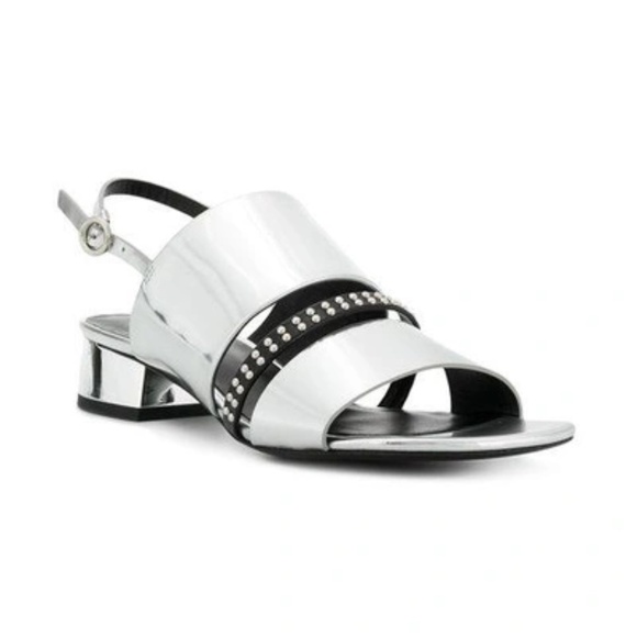 3.1 PHILLIP LIM Drum Studded Slingback Sandal - Size 39.5 - Picture 4 of 5
